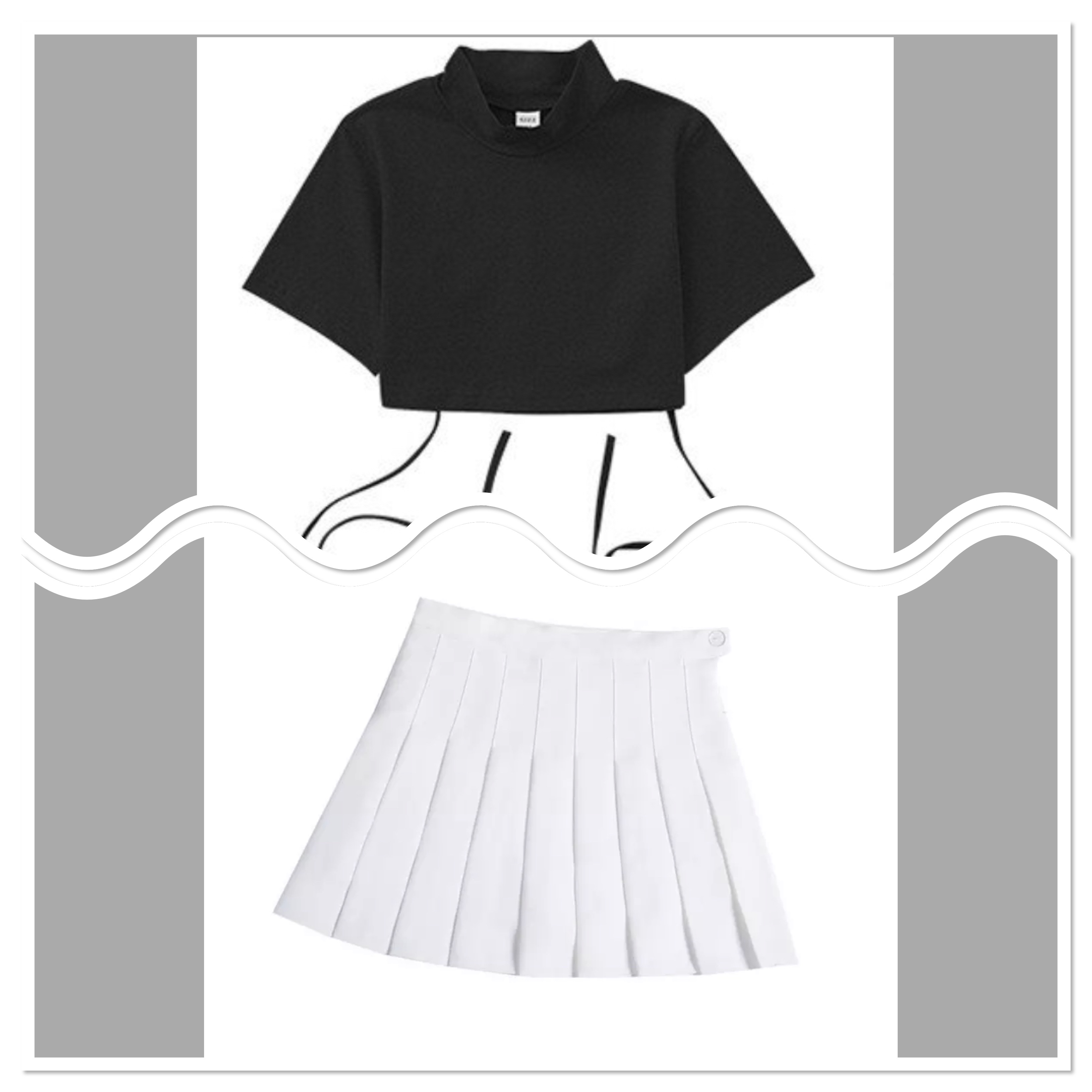 ชุดเต้น**เฉพาะเสื้อ** เสื้อครอปเอวลอย แบบผูกเอว สีสดใส