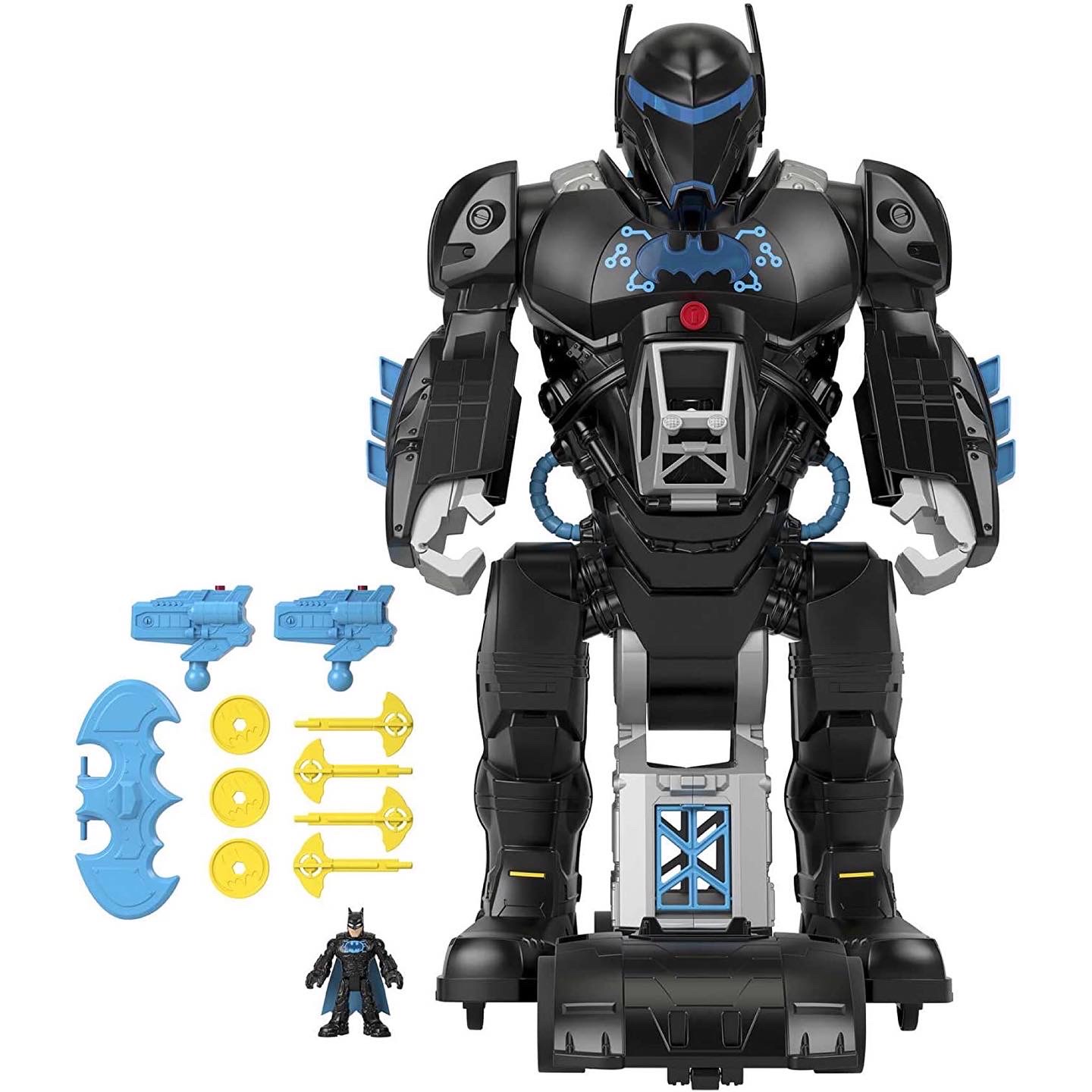 หุ่นยนต์แบทแมน Imaginext DC Super Friends Batman Toy, 2-in-1 Robot & Playset