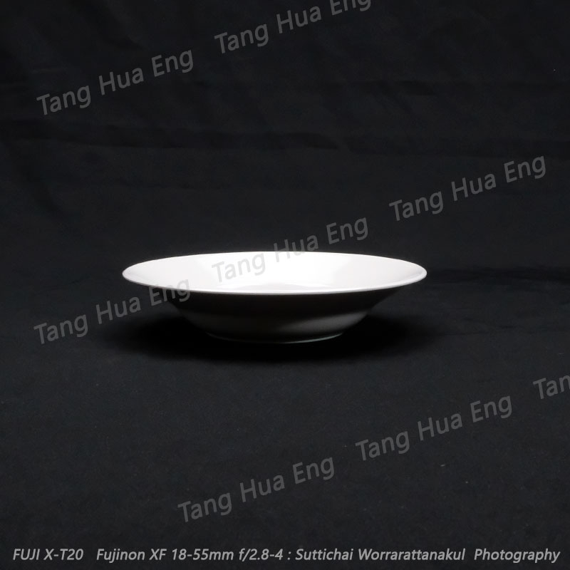 1 โหล จานลึกซุปเปอร์แวร์ 6นิ้ว P180-6 ( สีครีมขาว )/สีฟ้า