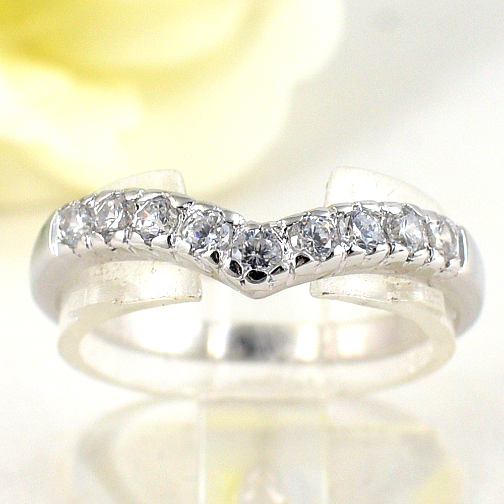 แหวนเงินแท้ราคาถูกชุบทองคำขาว เพชรCZแท้ 0.27 กะรัต งานประณีตสวยงาม สั่งผลิตค่ะ