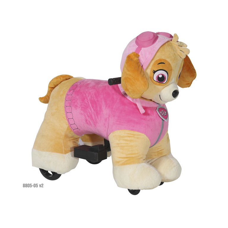Paw Patrol 6 Volt Plush Skye Ride-on with Pup House Included by Dynacraft
