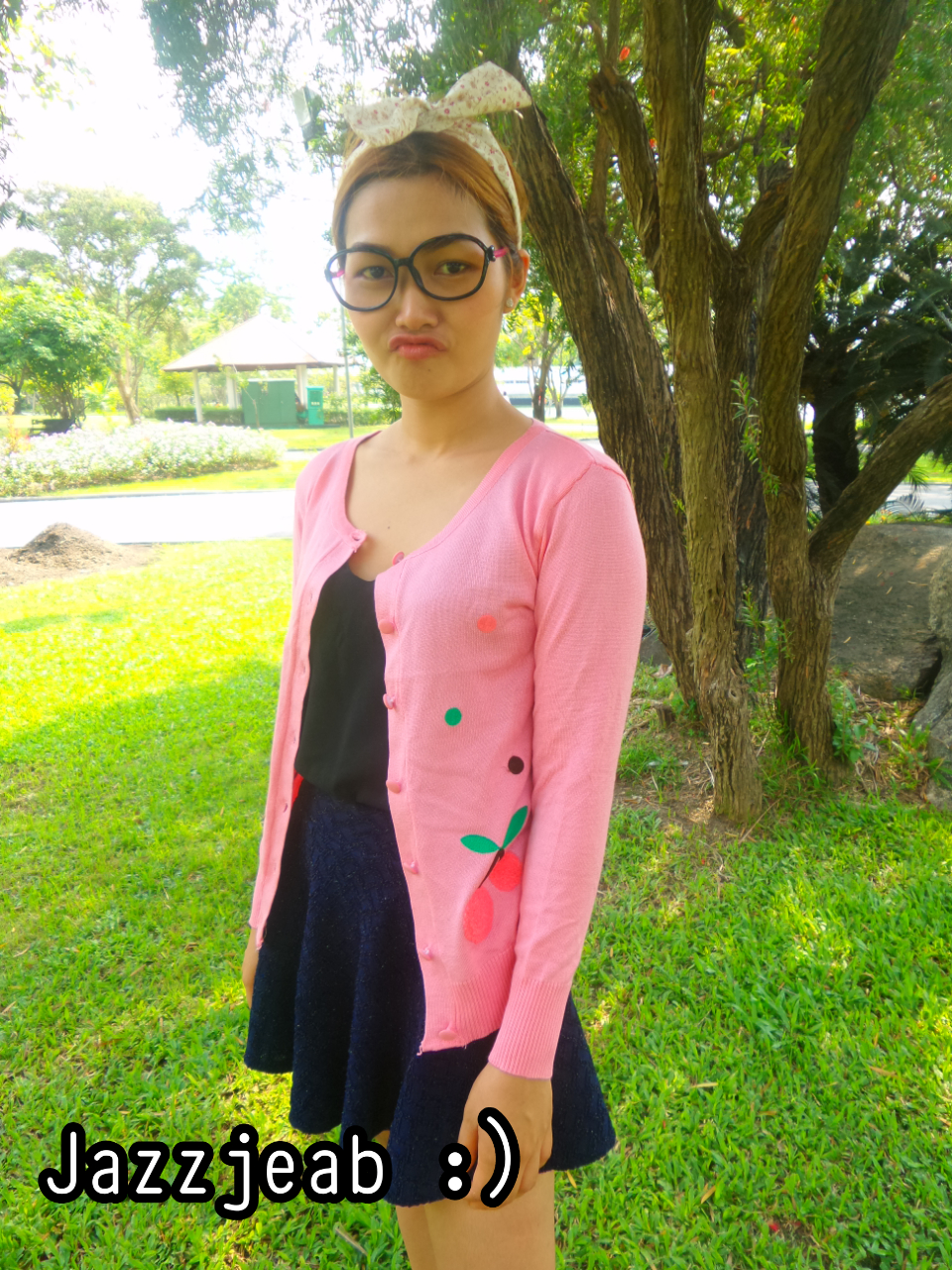 เสื้อคลุม เชอรี่ สีชมพู