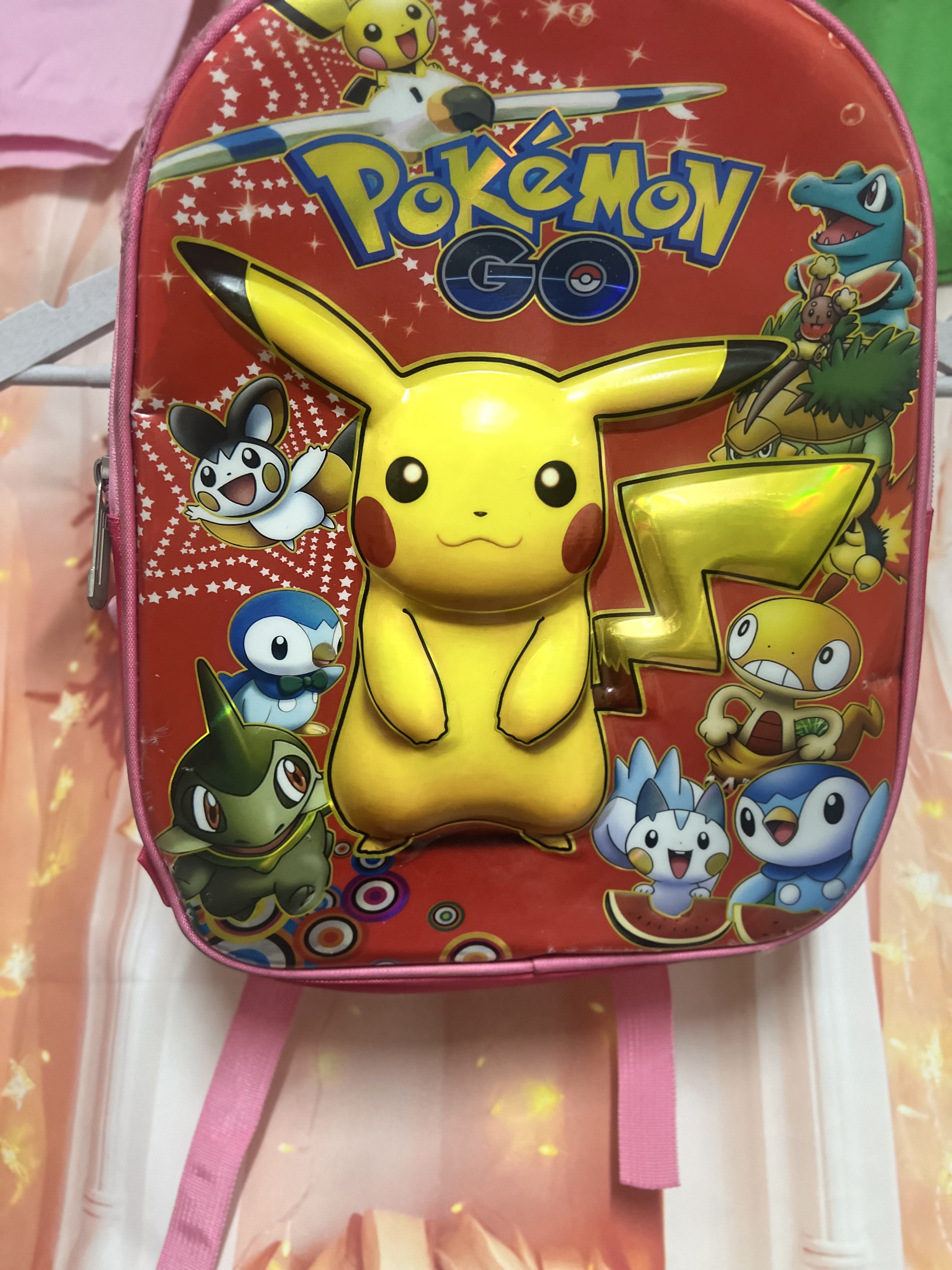 กระเป๋าเป้ เป้เด็ ลาย ปิกาจู โปเกม่อน