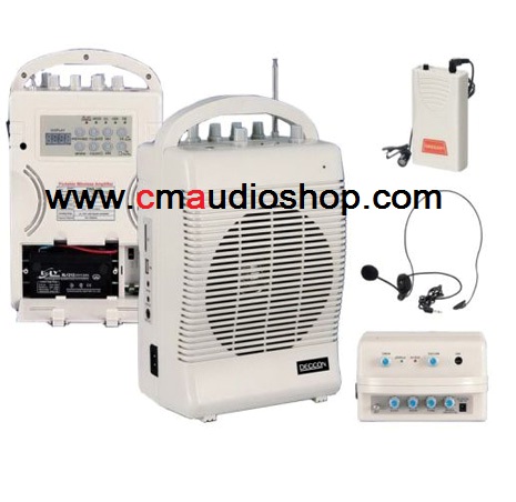 เครื่องช่วยสอน-ลำโพงขยายเสียงแบบพกพา Deccon PWS-120U (USB)