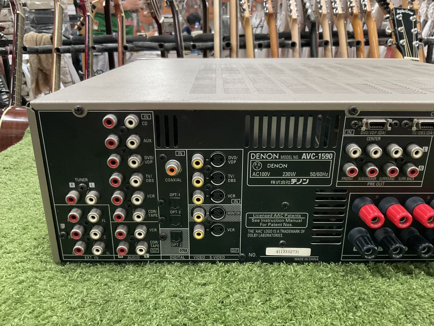 เครื่องขยายเสียง DENON : AVC-1590 สินค้าไม่พร้อมใช้งาน (ต้องซ่อม)