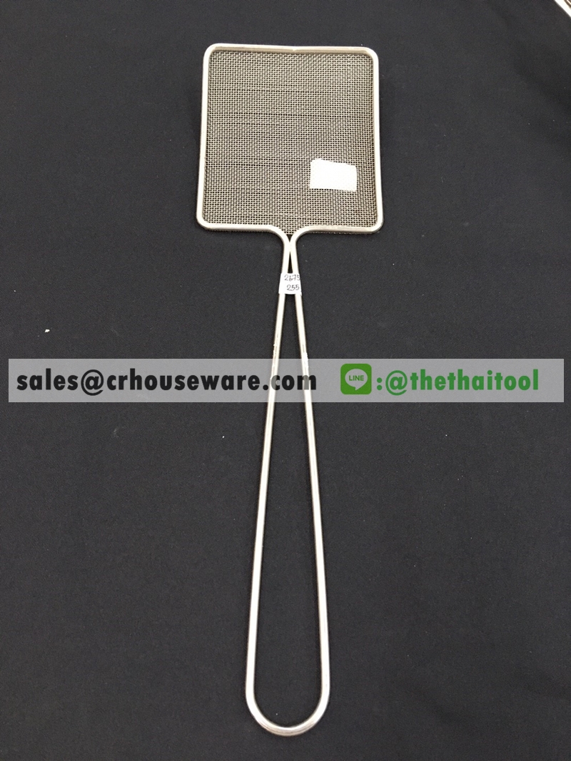 กระชอนสี่เหลี่ยมสแตนเลส FINE MESH SKIMMER 008-JP-2675