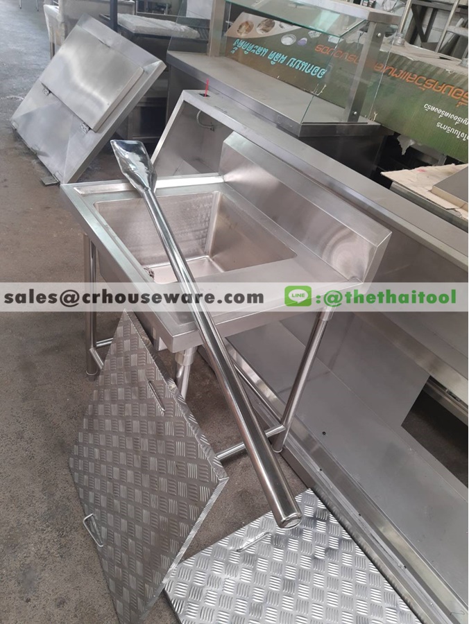 ไม้พายสแตนเลสกวนขนม -ขนาดใหญ่ (ไม่รวมซิงค์) รหัสสินค้า 007-RS-150,Spatula stirring sweets,พายสเตนเลสขออย.อาหาร,ไม้พายอุตสาหกรรมอาหารปลอดภัย,พายกวนไส้อุตสาหกรรมอาหาร