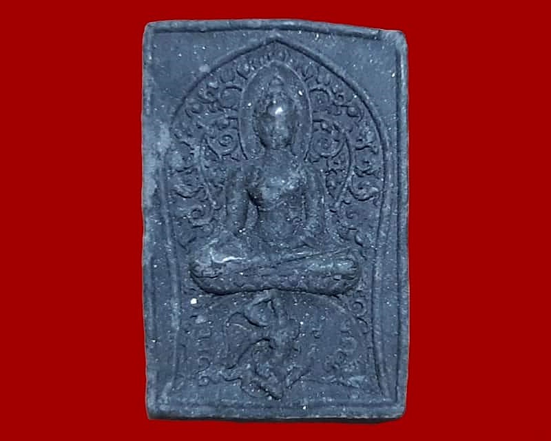 สมเด็จชนะมาร พระครูสว่าง ธีรธมฺโม วัดศรีบุญเรือง หนองบัวลำภู รุ่น 1 ชนะมาร ปี 2562 เนื้อผงใบลาน