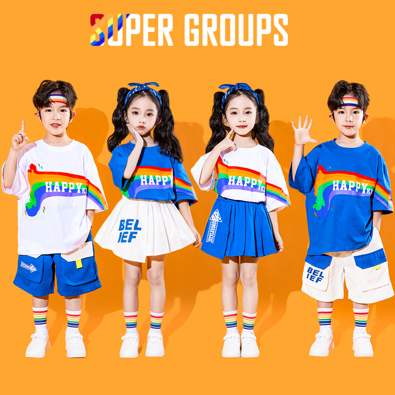 ชุดเต้นเด็ก เซ็ต เสื้อ+กระโปรง/กางเกง**สินค้าเปิดจอง