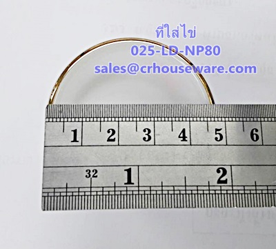 ที่ใส่ไข่เนื้อมุก ลายโนเบิ้ลพิ้ง 025-LD-NP80 Noble Pink Dinner