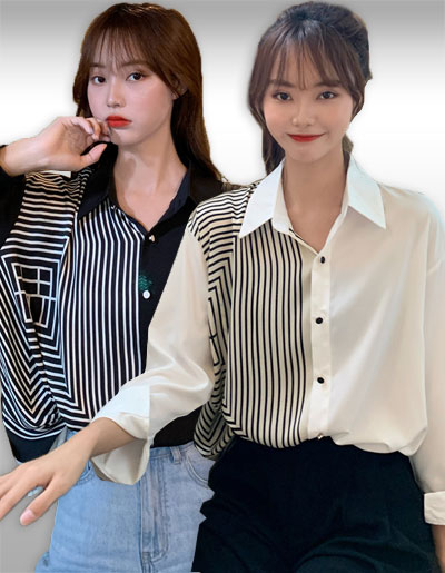 เสื้อแฟชั่นสวยหวานสไตล์เกาหลี มี2สี รหัส2364