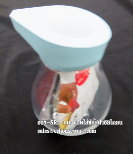 ขวดใส่ซอสฝาซิลิโคน ความจุ 140 ml,ขวดใส่ซอสญี่ปุ่นฝาสี ฟ้า,แดง,ดำ,ขาว 005-SRI-140,ขวดซอส,ขวดซี้อิ้วญี่ปุ่น,ขวดโชยุ