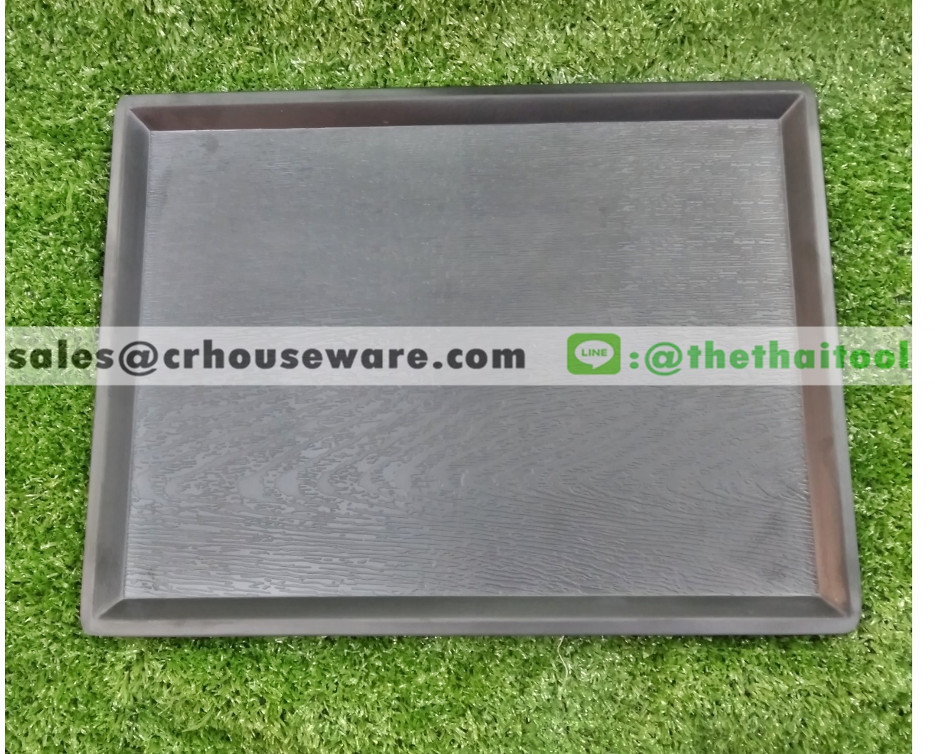 ถาดเสิรฟลายไม้ รหัส STK-YG140154