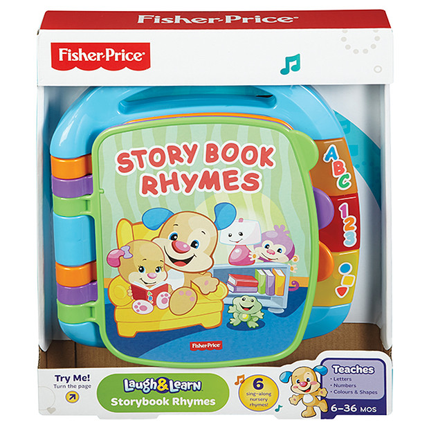 หนังสือ Fisher Price Laugh Learn Storybook Rhymes Book