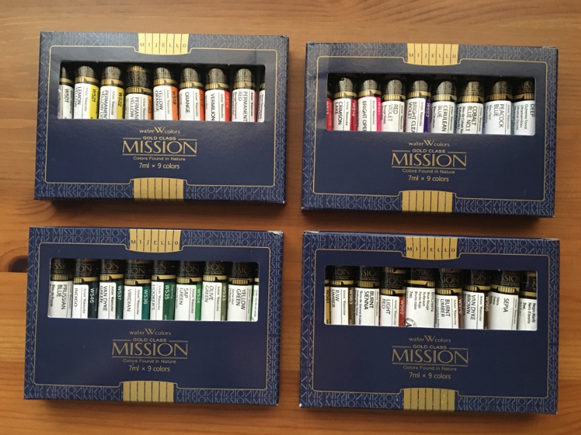 ชุดสีน้ำ Mijello Mission Gold 36สี, 7ml