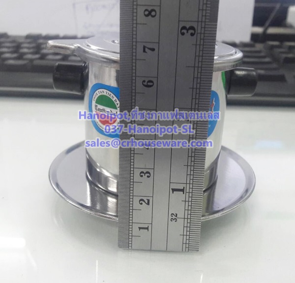 ฮานอยพอตสเตนเลส,Hanoipot ที่ชงกาแฟ Code: 037-Hanoipot-SL