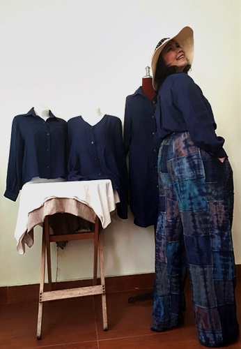 SIVA กางเกงผ้าฝ้ายเมืองเชียงใหม่ต่อผ้า(คราฟ)ทรงตรง ราคารวมค่าขนส่ง ตุ่น Free Size