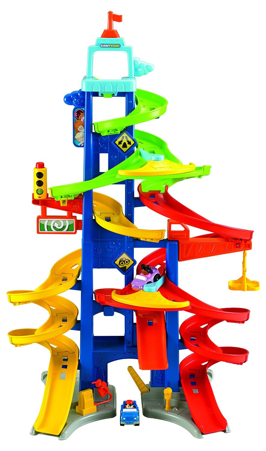 หอคอยรถแข่ง Fisher-Price Little People City Skyway