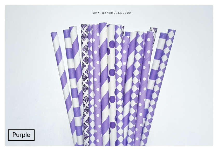 Collection Paper Straws หลอดกระดาษ ใช้สำหรับดื่มน้ำ