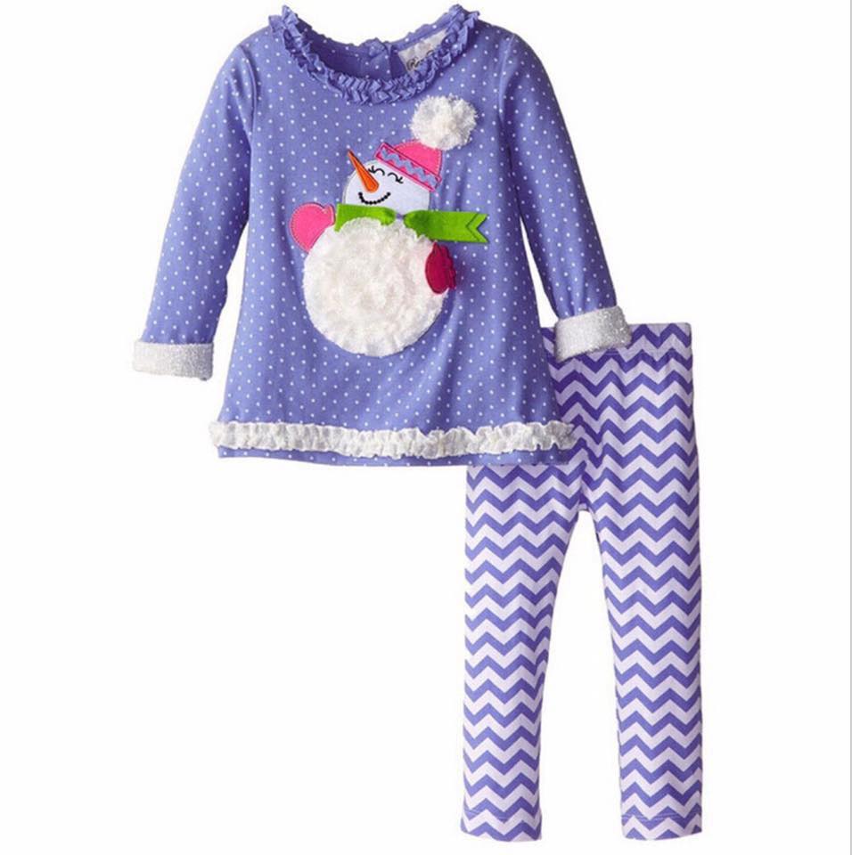 ชุดคริสต์มาส ชุดเด็ก ชุดเซ็ทเสื้อ+กางเกง ลายคริสมาสต์