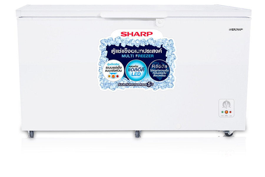 Sharp ตู้แช่แข็งแบบฝาทึบขนาด 14.4 คิวรุ่น SJ-C415TH - White สีขาว