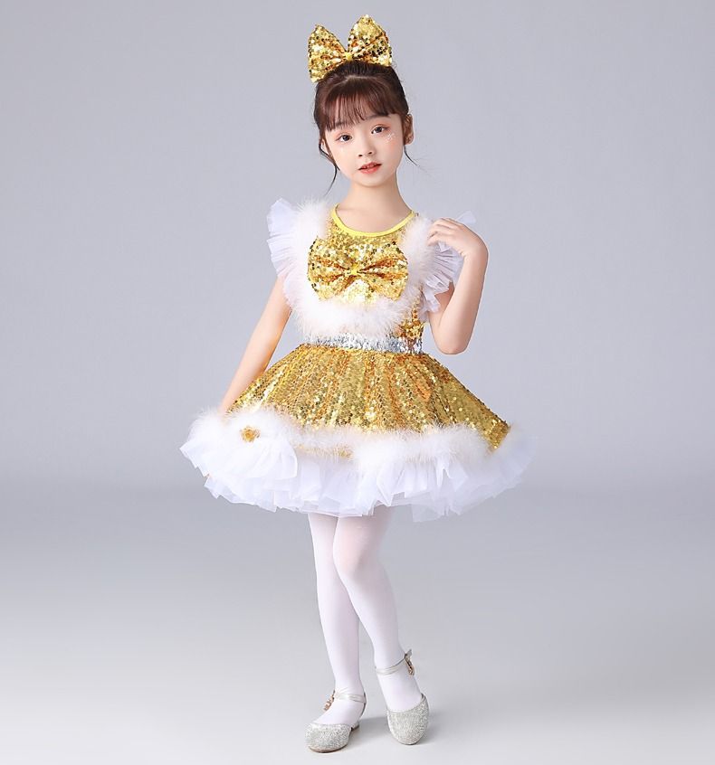 ชุดเต้น ชุดหรีด ชุดเชียร์ บาตอง เดรสระบายฟรุ้งฟริ้ง