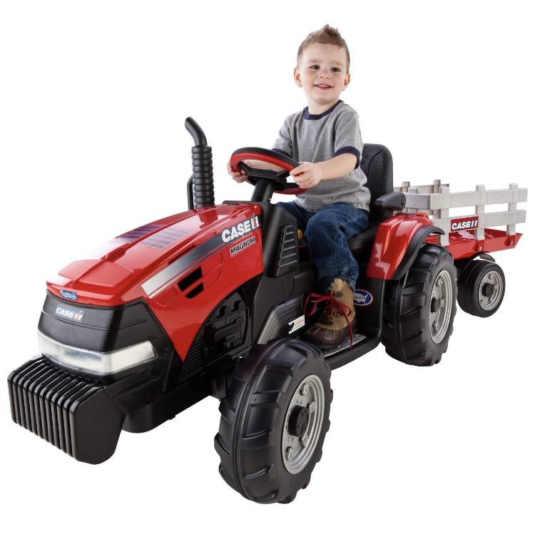 รถแบตเตอรี่ Peg Perego Case IH Magnum Tractor/Trailer