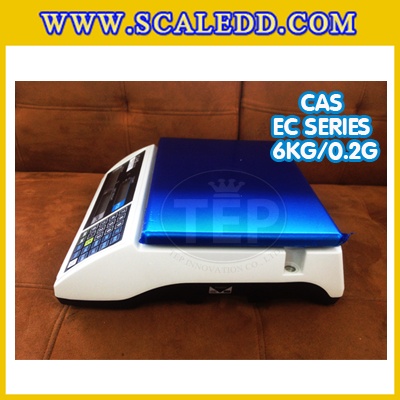 เครื่องชั่งนับจำนวนตั้งโต๊ะ6kg เครื่องชั่งน้ำหนัก6kg เครื่องชั่ง6kg กิโล ตาชั่งนับชิ้นงาน6kg เครื่องชั่งดิจิตอล6kg. ความละเอียด0.2g ยี่ห้อ CAS รุ่น EC (เครื่องชั่งผ่านตรวจรับรอง)