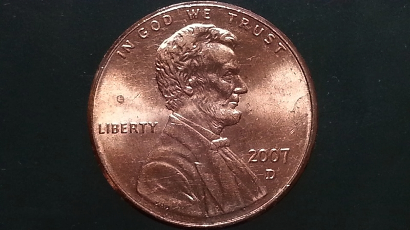 เหรียญ เงินตรา ประเทศ สหรัฐอเมริกา (Cent) 2007