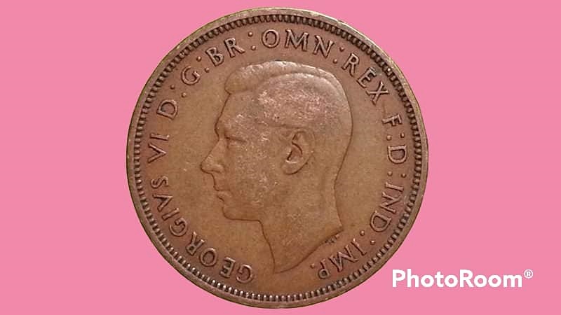 เหรียญ เงินตรา ประเทศ สหราชอาณาจักรบริเตนใหญ่และไอร์แลนด์เหนือ Penny (George VI) 1938
