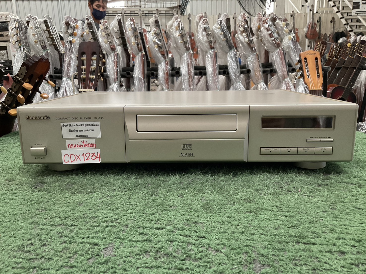 เครื่องเล่น CD - Panasonic : SL-E10 สินค้าไม่พร้อมใช้(ต้องซ่อม)