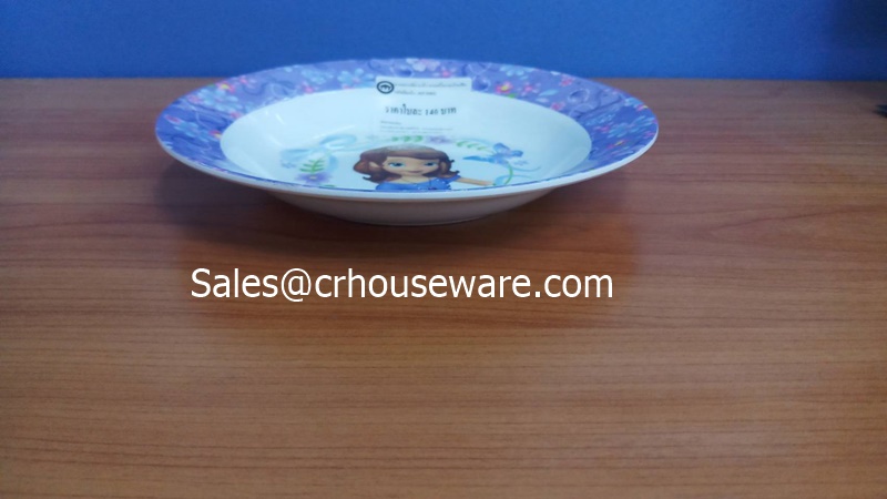 จานทรงลึก 8 นิ้ว ลายSofia