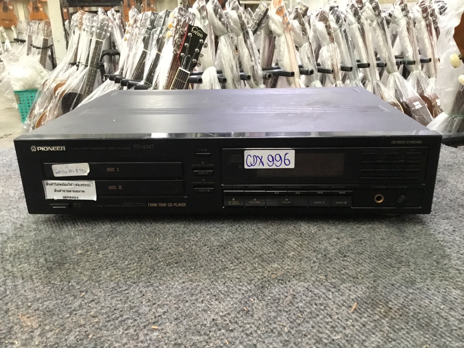 เครื่องเล่น CD PIONEER PD-434 สินค้าไม่พร้อมใช้(ต้องซ่อม)