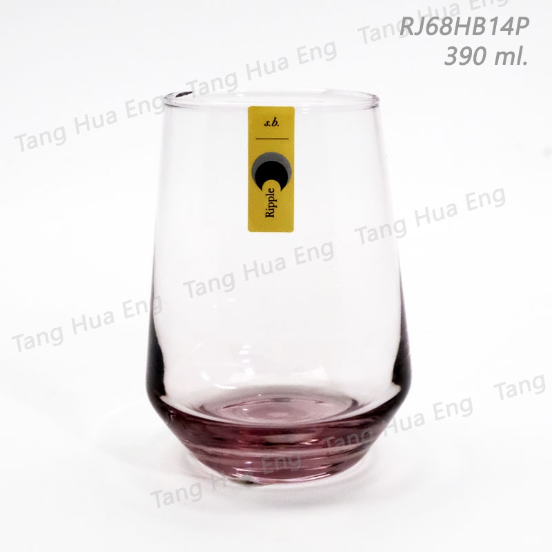 ( 6 ใบ ) แก้วไฮบอล สีม่วง Ripple Hi-Ball 390 ml Purple #RJ68HB14P
