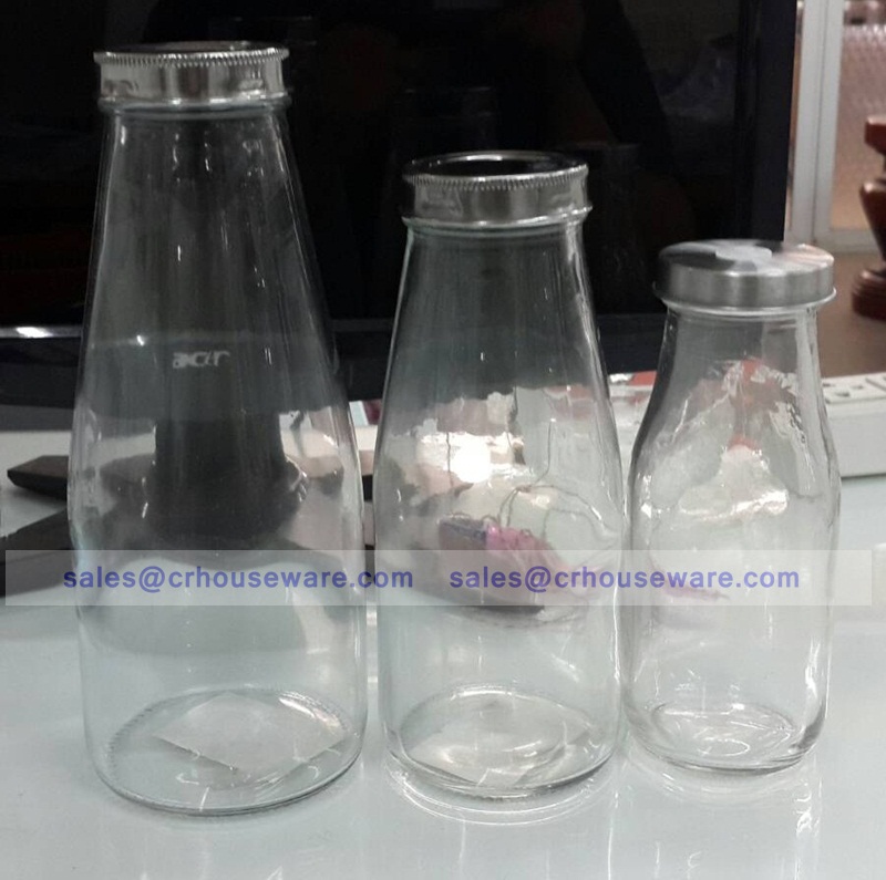 ขวดแก้ว ฝาสแตนเลส 750 มล. 005-BST-751