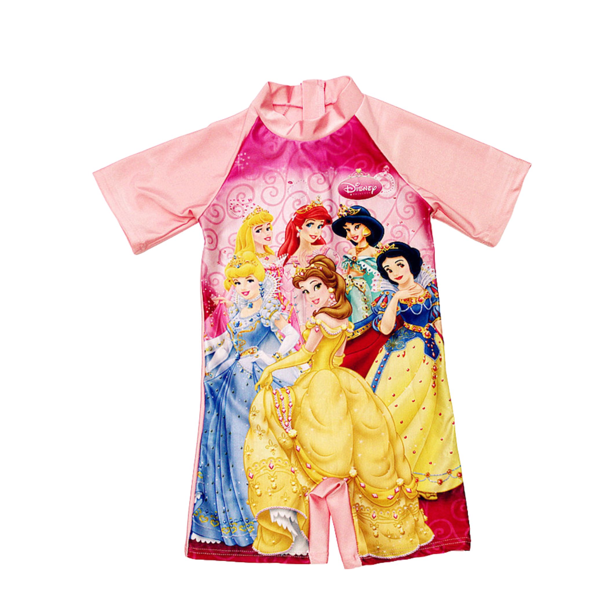 **พร้อมส่ง ชุดว่ายน้ำ ชุดบอดี้สูท ซิปหลัง กลุ่มเจ้าหญิง