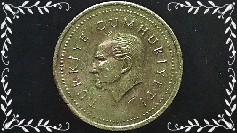 เหรียญ เงินตรา ประเทศ ตุรกี Lira 1996