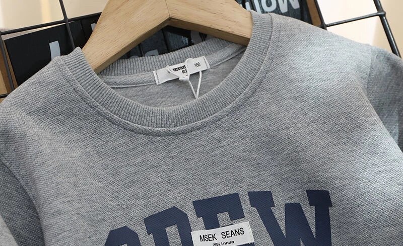 พร้อมส่ง เสื้อกันหนาว เสื้อแขนยาว ลาย Crew