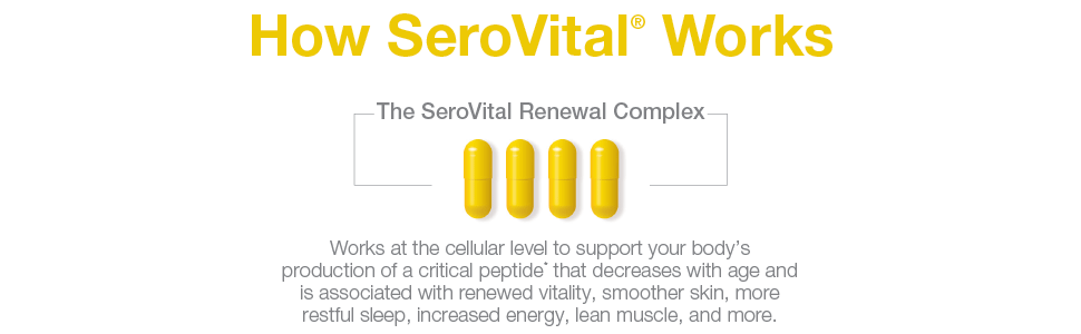 SeroVital “สุดยอดวิตามินต้านความชรา” 120 capsules