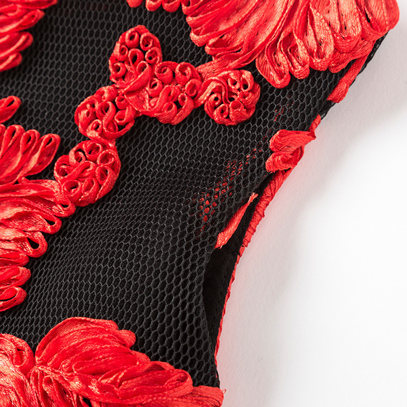 ชุดเดรสเด็ก เดรสออกงาน คอเต่า ลายลูกไม้