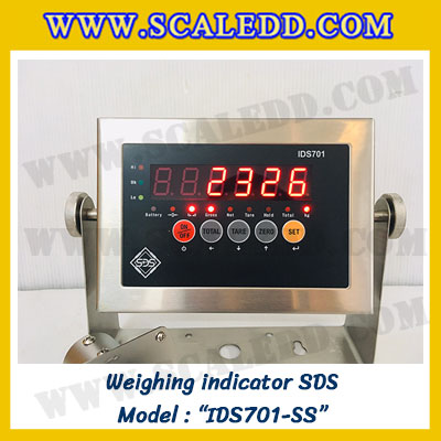 หน้าจอเครื่องชั่งIDS701-SS-LED อะไหล่เครื่องชั่งSDS หัวอ่านเครื่องชั่ง หัวอ่านแสดงค่าน้ำหนัก หน้าจอเครื่องชั่ง หัวอ่านเครื่องชั่งน้ำหนัก Weighing Indicator หัวอ่านยี่ห้อSDS รุ่น IDS701-SS-LED