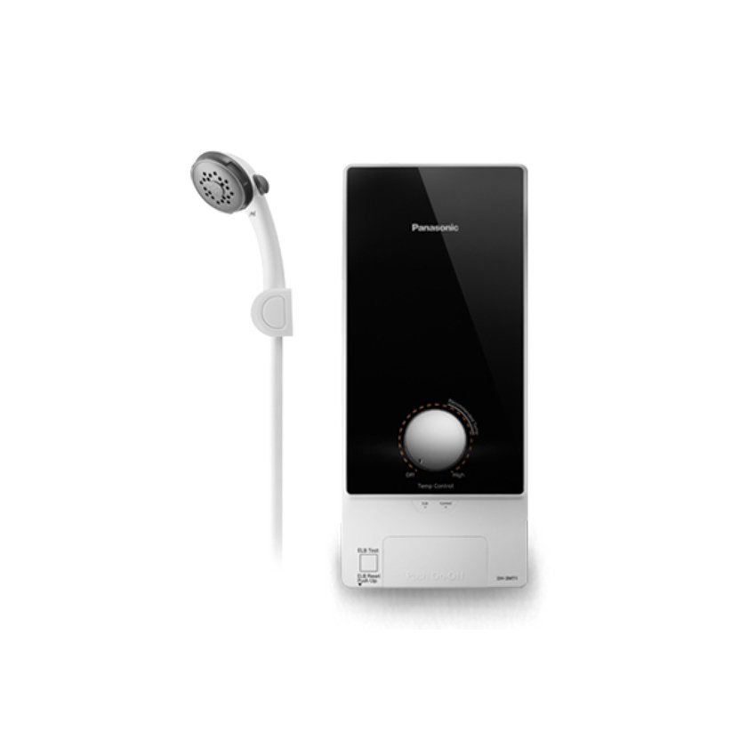 Panasonic เครื่องทำน้ำอุ่น 3,500 วัตต์ LUXUARY HEAD AG+ ป้องกันแบคทีเรีย รุ่น DH-3MT1T - สีดำ