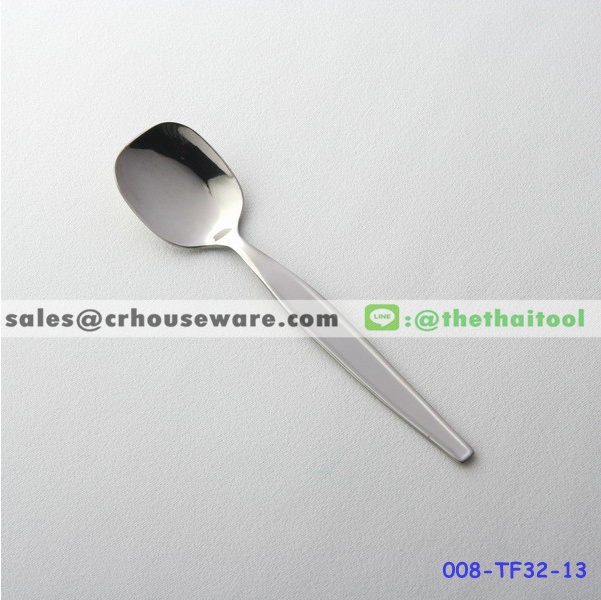 ช้อนไอศครีมสแตนเลส 32 ลายกระดังงา ICE CREAM SPOON 008-TF32-13