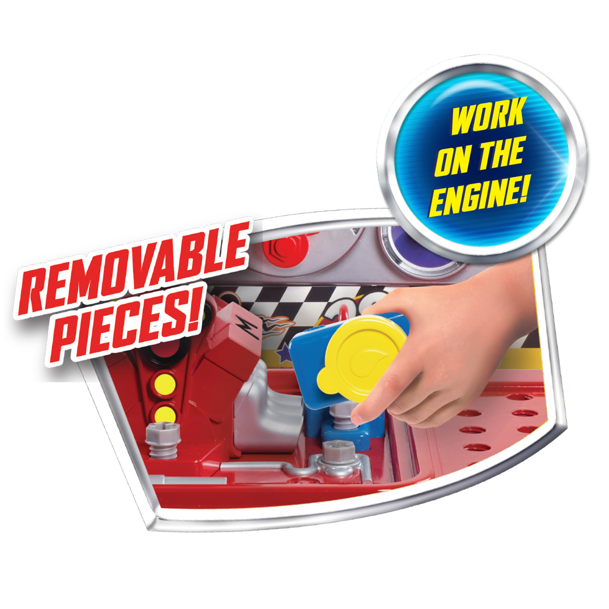 ศูนย์ซ่อมรถแข่ง Mickey and the Roadster Racers Pit Crew Workbench