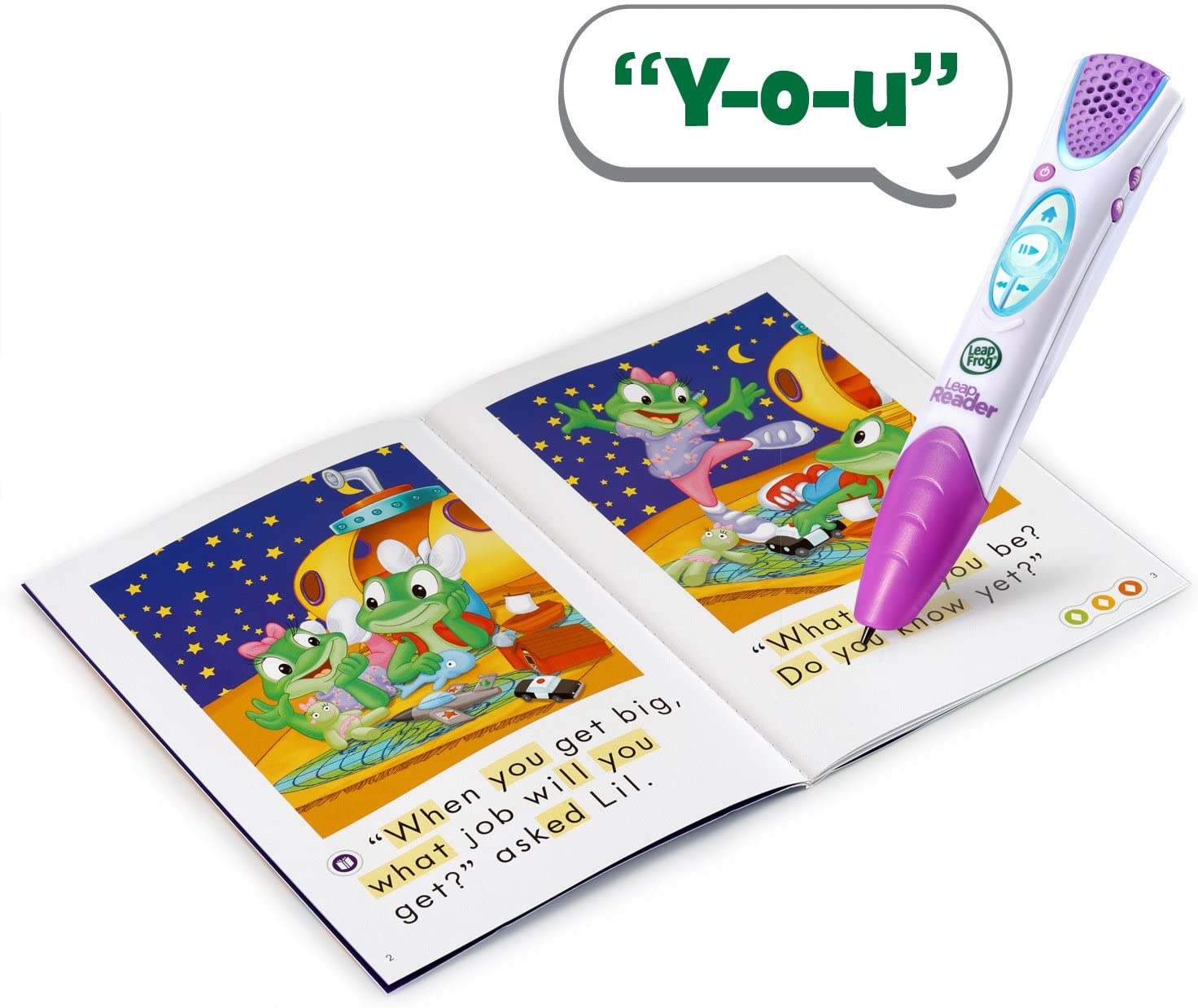 ปากกาอ่านหนังสือได้ LeapFrog LeapReader System Learn to Read 10 Book Bundle