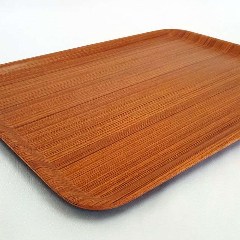 ถาดเสริฟไม้เหลี่ยม 50x36 ซม. #100 KC601