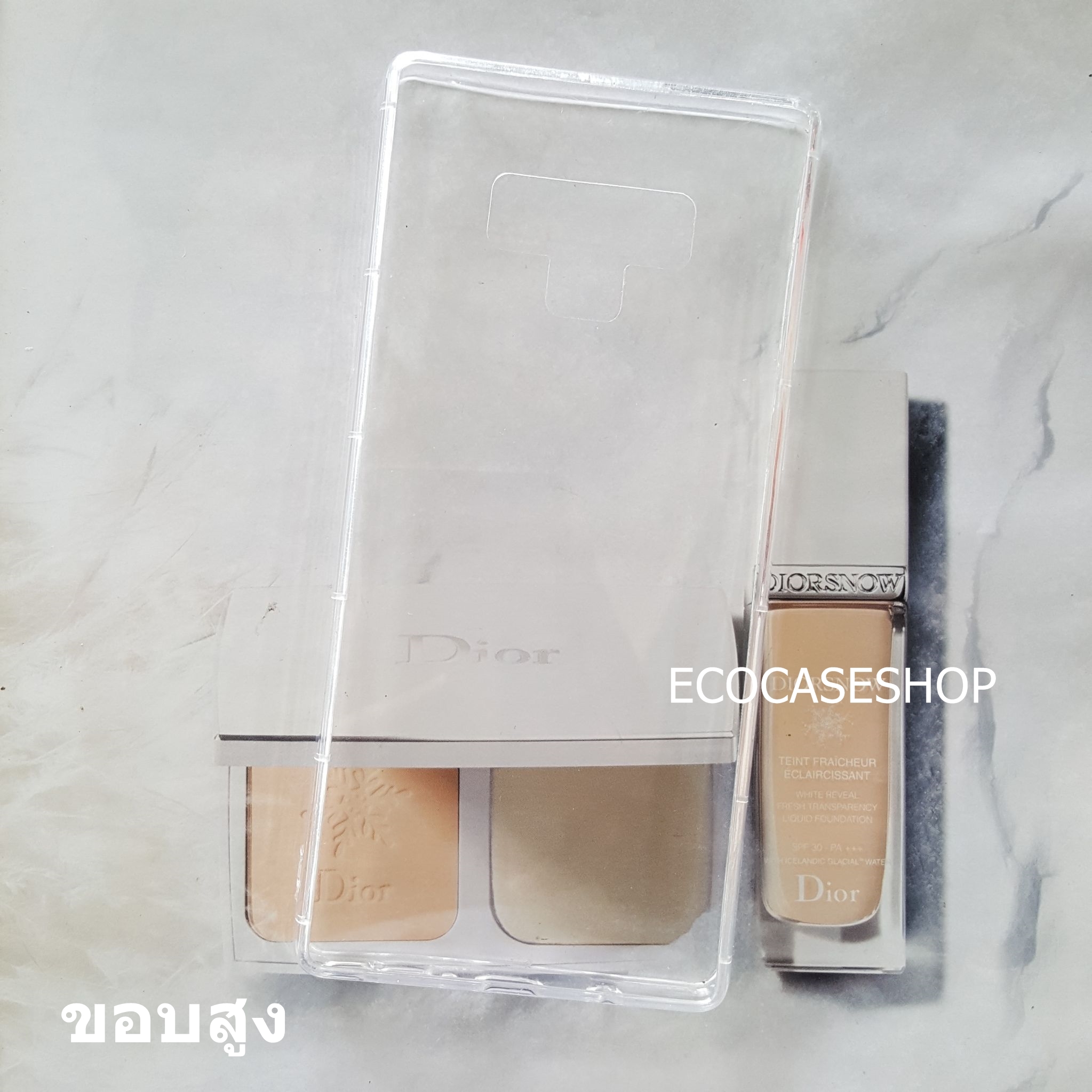 samsungNote9 เคสขอบนิ่มบางใสขอบด้านข้างสูง(เหมาะสำหรับทำเรซิ่น)