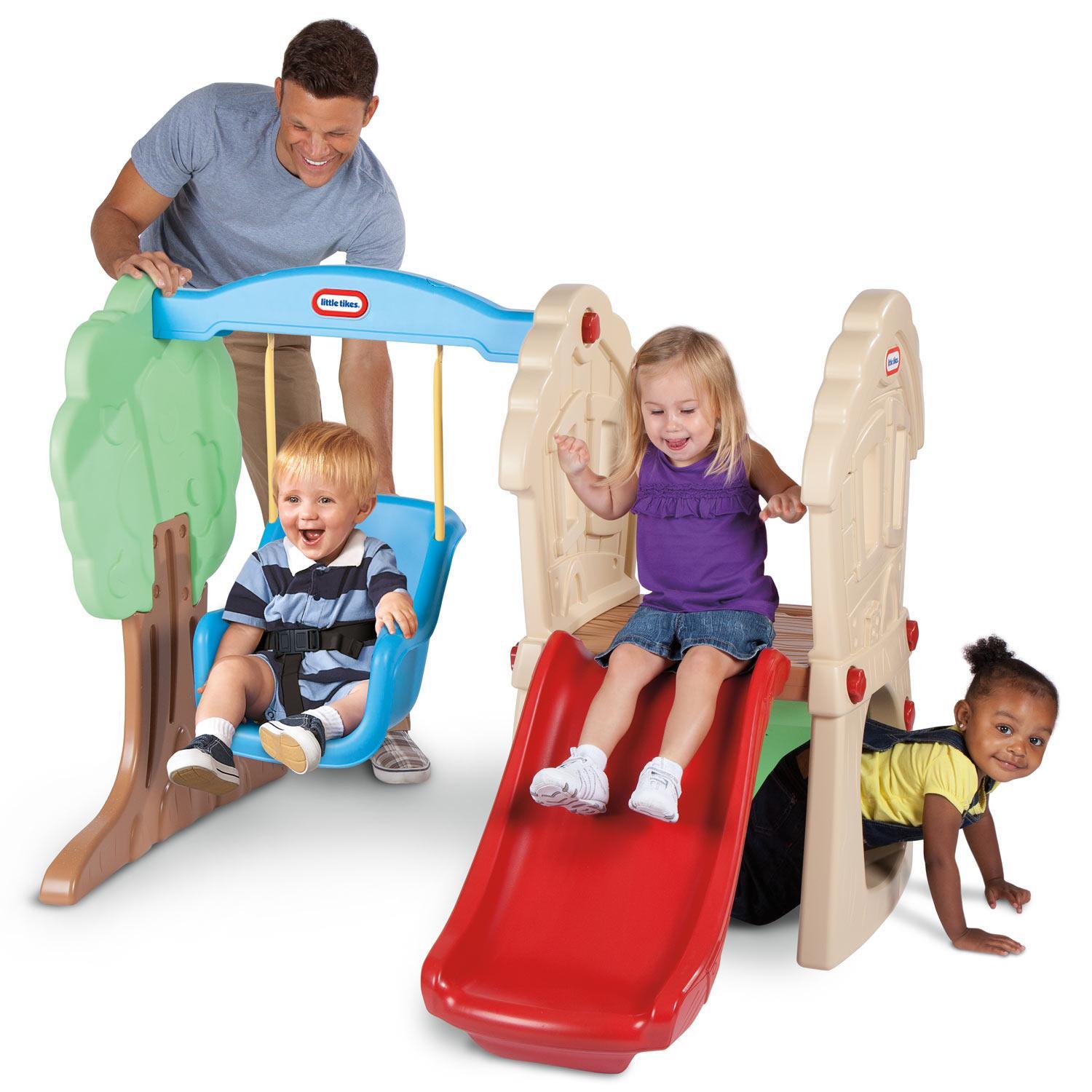 Little Tikes Hide and Seek Climber with Swing