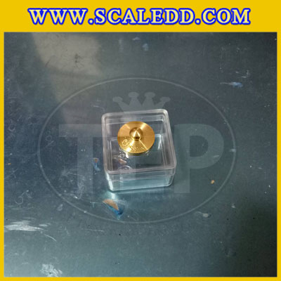 ตุ้มน้ำหนักทองเหลืองมาตรฐาน5g สำหรับสอบเทียบเครื่องชั่งน้ำหนักดิจิตอลทุกชนิด สอบเทียบน้ำหนักชั่งไม่เกิน5g