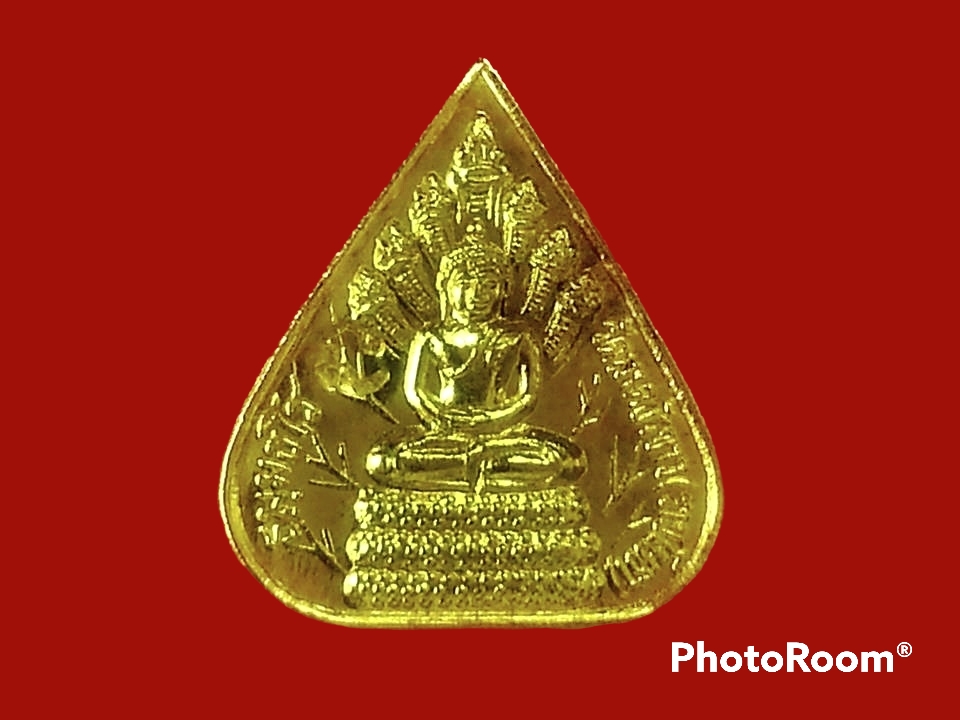 เหรียญนาคปรกใบโพธิ์ หลวงปู่หลุย วัดลาดบัวขาว (ราชโยธา) กรุงเทพมหานคร
